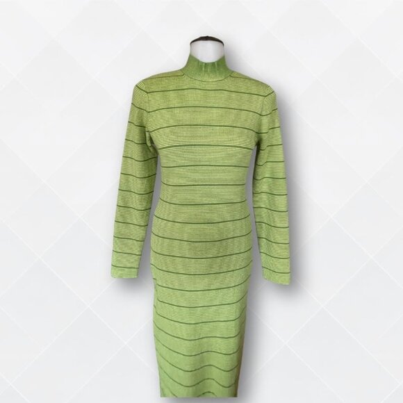 💚 House of Aama x Target Mock-Neck Midi Dress – Size XS – WDS-100055 - Picture 2 of 5